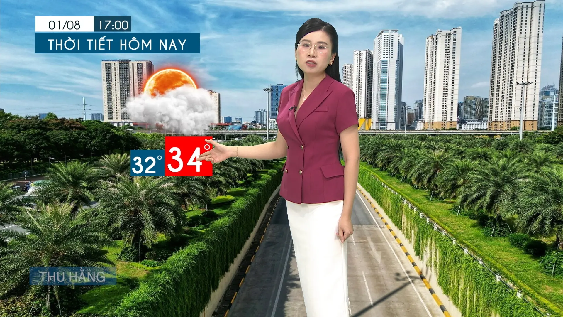 Dự báo thời tiết tối | 01/08/2025